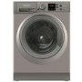 Refurbished Hotpoint AntiStain NSWM1046GGUK Freestanding 10KG 1400 Spin Washing Machine Graphite