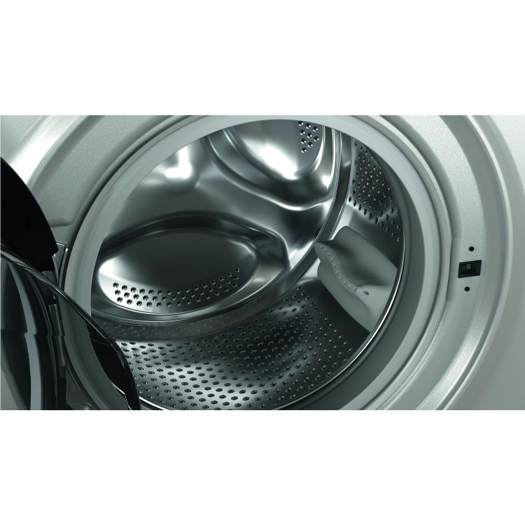 Refurbished Hotpoint NSWM843CGGUKN Freestanding 8KG 1400 Spin Washing Machine - Graphite