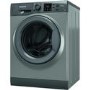 Refurbished Hotpoint NSWM843CGGUKN Freestanding 8KG 1400 Spin Washing Machine - Graphite