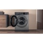 Refurbished Hotpoint NSWM845CGGUKN Freestanding 8KG 1400 Spin Washing Machine Graphite