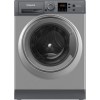Refurbished Hotpoint NSWM845CGGUKN Freestanding 8KG 1400 Spin Washing Machine Graphite