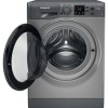 Refurbished Hotpoint NSWM845CGGUKN Freestanding 8KG 1400 Spin Washing Machine Graphite