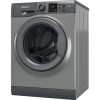 Refurbished Hotpoint NSWM845CGGUKN Freestanding 8KG 1400 Spin Washing Machine Graphite