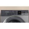 Refurbished Hotpoint NSWM845CGGUKN Freestanding 8KG 1400 Spin Washing Machine Graphite