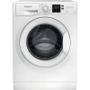 Refurbished Hotpoint NSWM845CWUKN Freestanding 8KG 1400 Spin Washing Machine White