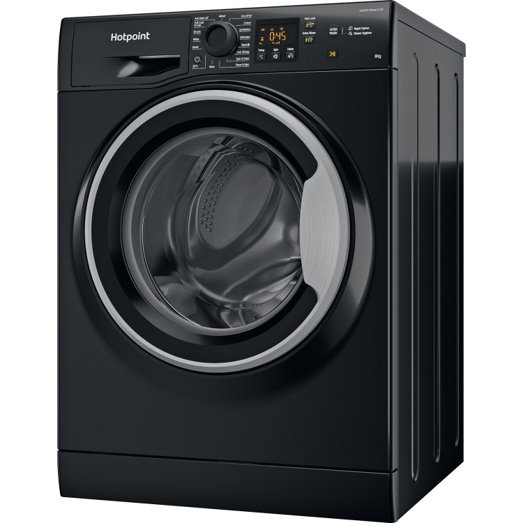Hotpoint AntiStain 8kg 1400rpm Washing Machine - Black