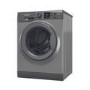 Refurbished Hotpoint AntiStain NSWM846GGUK Freestanding 8KG 1400 Spin Washing Machine Graphite