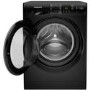 Refurbished Hotpoint NSWM863CBSUKN Freestanding 8KG 1600 Spin Washing Machine Black
