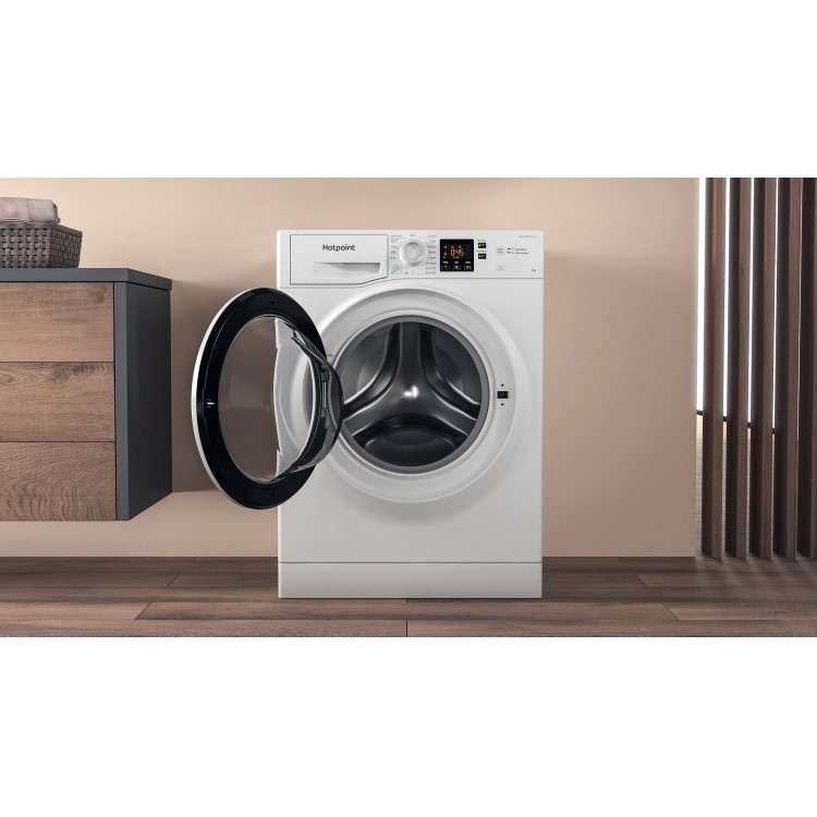 Hotpoint NSWM943CWUKN 9kg 1400rpm Freestanding Washing Machine - White