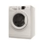 Refurbished Hotpoint NSWM863CWUKN Freestanding 8KG 1600 Spin Washing Machine With SteamHygiene White