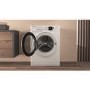 Refurbished Hotpoint NSWM863CWUKN Freestanding 8KG 1600 Spin Washing Machine With SteamHygiene White