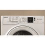 Refurbished Hotpoint NSWM863CWUKN Freestanding 8KG 1600 Spin Washing Machine With SteamHygiene White