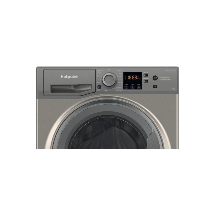 Hotpoint 8kg 1600rpm Washing Machine - Graphite