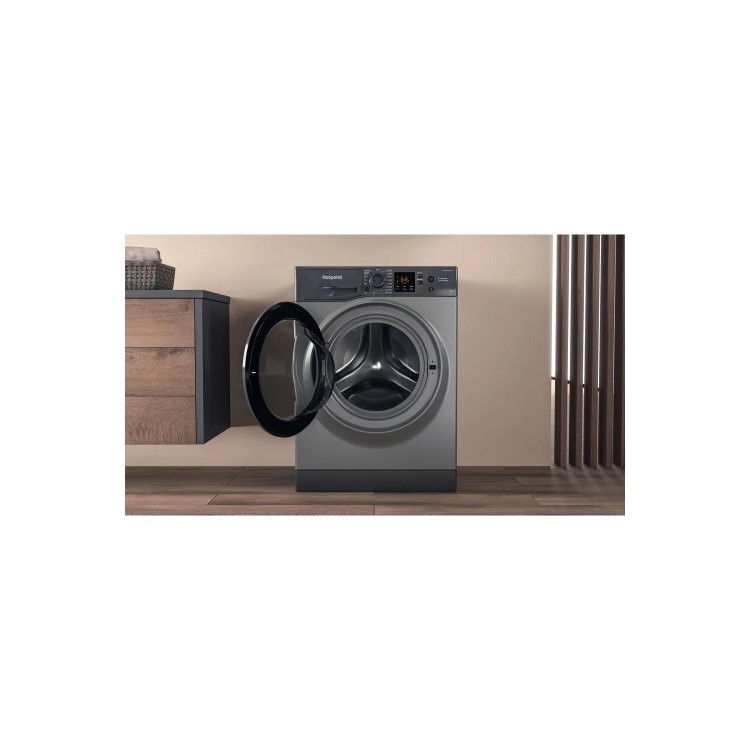 Hotpoint 8kg 1600rpm Washing Machine - Graphite