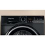 Refurbished Hotpoint NSWM945CBSUKN Freestanding 9KG 1400 Spin Washing Machine Black