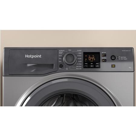 Hotpoint Anti-Stain 9kg 1400rpm Washing Machine – Graphite