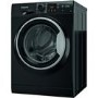 Refurbished Hotpoint NSWM965CBSUKN Freestanding 9KG 1600 Spin Washing Machine Black