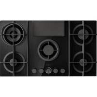 Refurbished Elica NikolaTesla Flame NT-FLAME-BLK-RC 88cm Gas Venting Hob Recirculation Only Black Refurbished Elica NikolaTesla Flame NT-FLAME-BLK-RC 88cm Gas Venting Hob Recirculation Only Black