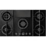 Refurbished Elica NikolaTesla Flame NT-FLAME-BLK-RC 88cm Gas Venting Hob Recirculation Only Black
