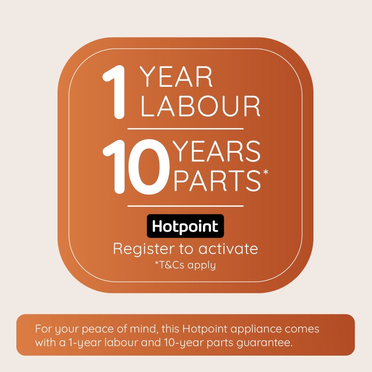 Hotpoint Crease Care 9kg Heat Pump Tumble Dryer - White