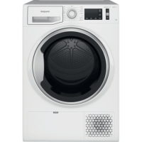 Refurbished Hotpoint Crease Care NTM1192UK Freestanding Heat Pump 9KG Tumble Dryer White