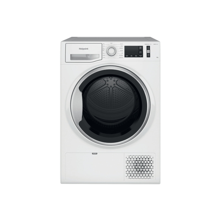 Refurbished Hotpoint Crease Care NTM1192UK Freestanding Heat Pump 9KG Tumble Dryer White