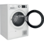Refurbished Hotpoint Crease Care NTM1192UK Freestanding Heat Pump 9KG Tumble Dryer White