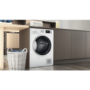 Refurbished Hotpoint Crease Care NTM1192UK Freestanding Heat Pump 9KG Tumble Dryer White