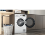 Refurbished Hotpoint Crease Care NTM1192UK Freestanding Heat Pump 9KG Tumble Dryer White