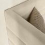 Velvet Single Day Bed with Trundle in Beige - Newton