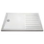 GRADE A1 - Rectangular Walk In Low Profile Shower Tray 1400 x 800mm - Purity