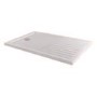 ALMOST PERFECT - 1400x900mm Low Profile Rectangular Walk In Shower Tray with Drying Area - Purity 