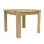 Small Oak Square Extendable Dining Table - Seats 4-6 - New Town