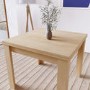 Small Oak Square Extendable Dining Table - Seats 4-6 - New Town