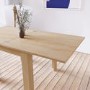 Small Oak Square Extendable Dining Table - Seats 4-6 - New Town