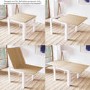 Grey and Oak Extendable Dining Table - Seats 4-6 - New Town
