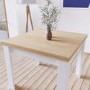 Cream and Oak Extendable Dining Table - Seats 4-6 - New Town