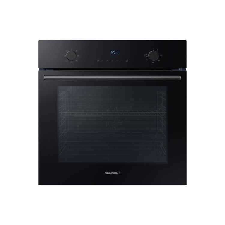 Refurbished Samsung Series 3 NV68A1140BK 60cm Single Built In Electric Oven Black Glass