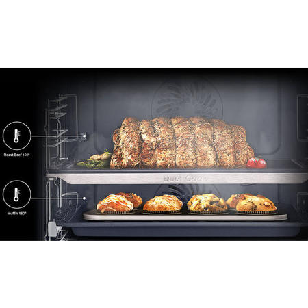Refurbished Samsung NV75J7570RS 60cm Single Built In Electric Oven Stainless Steel