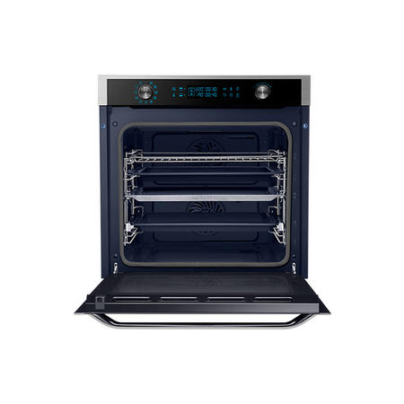 Refurbished Samsung NV75J7570RS 60cm Single Built In Electric Dual Cook Pyrolytic Oven Stainless Steel