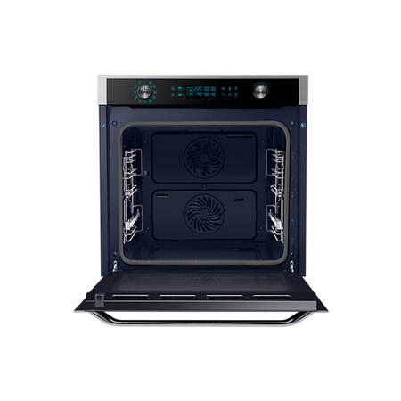 Refurbished Samsung NV75J7570RS 60cm Single Built In Electric Dual Cook Pyrolytic Oven Stainless Steel