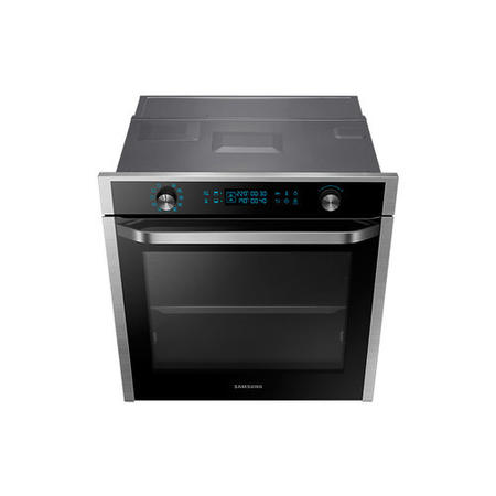 Refurbished Samsung NV75J7570RS 60cm Single Built In Electric Dual Cook Pyrolytic Oven Stainless Steel