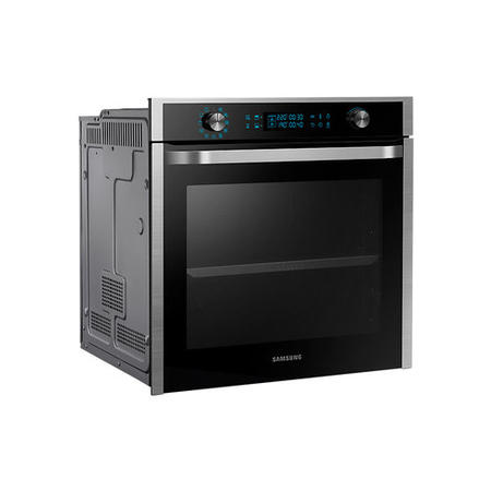 Refurbished Samsung NV75J7570RS 60cm Single Built In Electric Dual Cook Pyrolytic Oven Stainless Steel