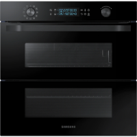 Refurbished Samsung NV75N5641RB Dual Cook Flex 60cm Single Built In Electric Oven Black