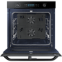 Refurbished Samsung NV75N5641RB Dual Cook Flex 60cm Single Built In Electric Oven Black