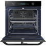 Refurbished Samsung NV75N5641RB Dual Cook Flex 60cm Single Built In Electric Oven Black