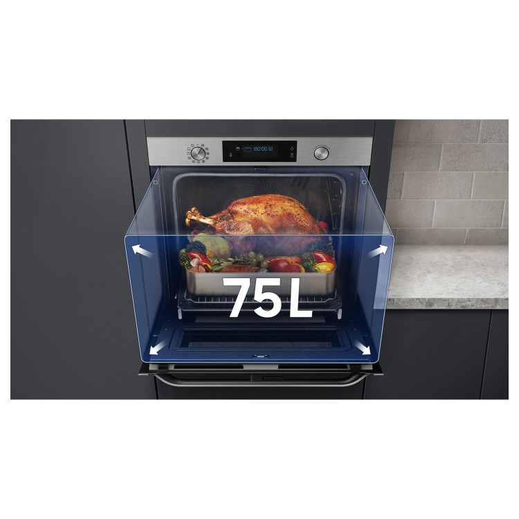 Samsung Dual Cook Flex Electric Single Oven - Stainless Steel