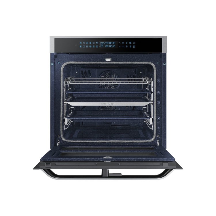 Samsung Dual Cook Flex Pyrolytic Built-in Single Oven - Stainless Steel