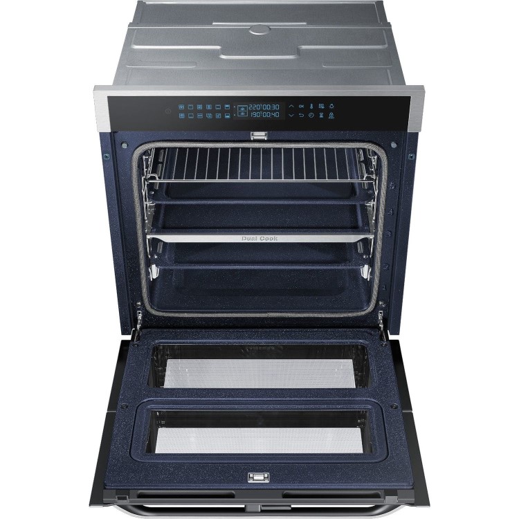 Samsung Dual Cook Flex Pyrolytic Built-in Single Oven - Stainless Steel