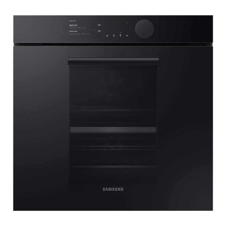 Samsung Infinite Dual Cook Steam Electric Single Oven - Graphite Grey